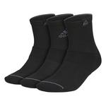 Men's adidas Cushioned Sport 3.0 High 3 Pack Quarter Socks - Thumbnail 1 of 4