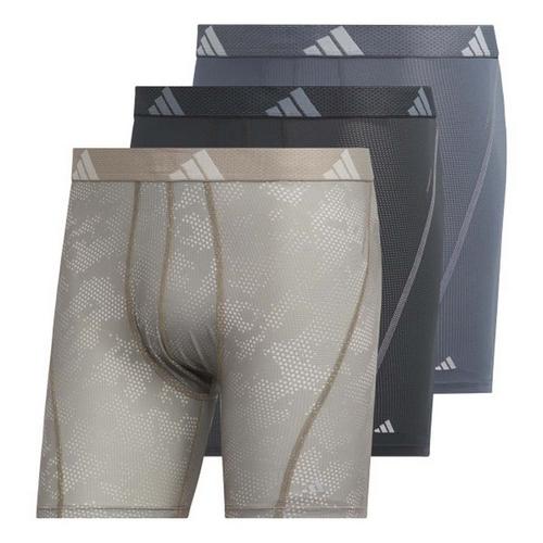 Men's adidas Performance Mesh Graphic 3 Pack Boxer Briefs - Primary Image