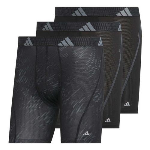 Men's adidas Performance Mesh Graphic 3 Pack Boxer Briefs - Primary Image