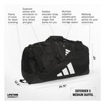 adidas Defender IV Medium Duffel Bag - Thumbnail 4 of 6
