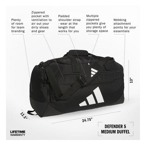 adidas Defender IV Medium Duffel Bag - Primary Image
