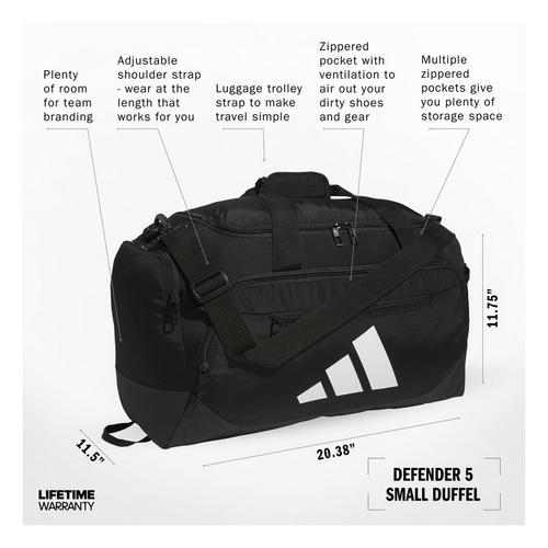 adidas Defender IV Small Duffel Bag - Primary Image