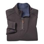 Men's Johnston & Murphy Reversible Solid 1/4 Zip Pullover - Thumbnail 2 of 2