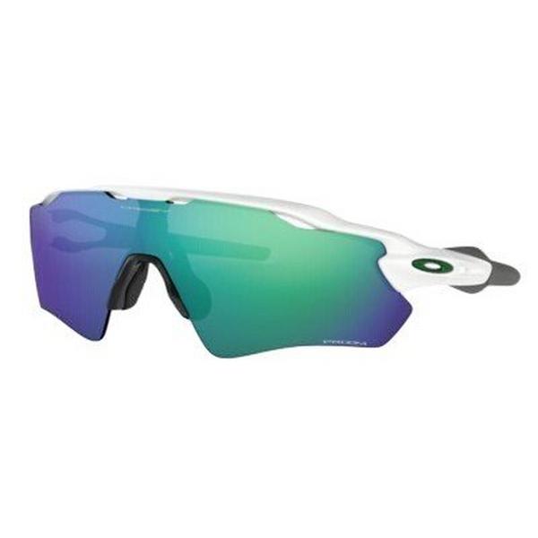 Men's Oakley Radar EV Path Prizm Sunglasses Polished White/Prizm Jade
