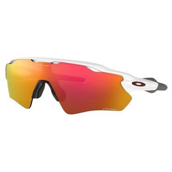 Men's Oakley Radar EV Path Prizm Sunglasses Polished White/Prizm Ruby