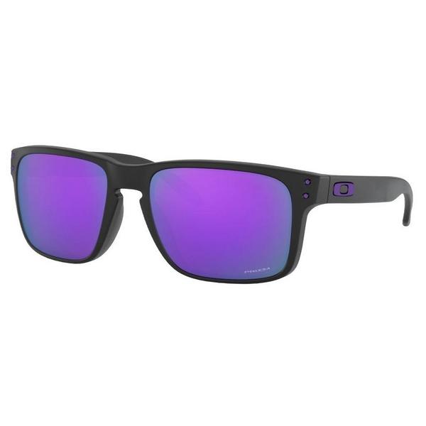Men's Oakley Holbrook Prizm Sunglasses Matte Black/Prizm Violet