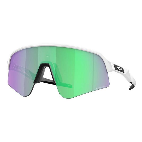 Men's Oakley Sutro Lite Sweep Prizm Sunglasses Matte White/Prizm Road Jade