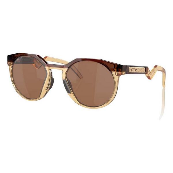 Men's Oakley HSTN Sunglasses Dark Amber/Light Curry/Prizm Tungsten