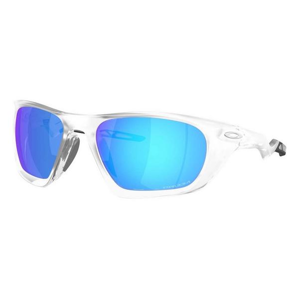Men's Oakley Lateralis Prizm Sunglasses Matte Clear/Prizm Sapphire