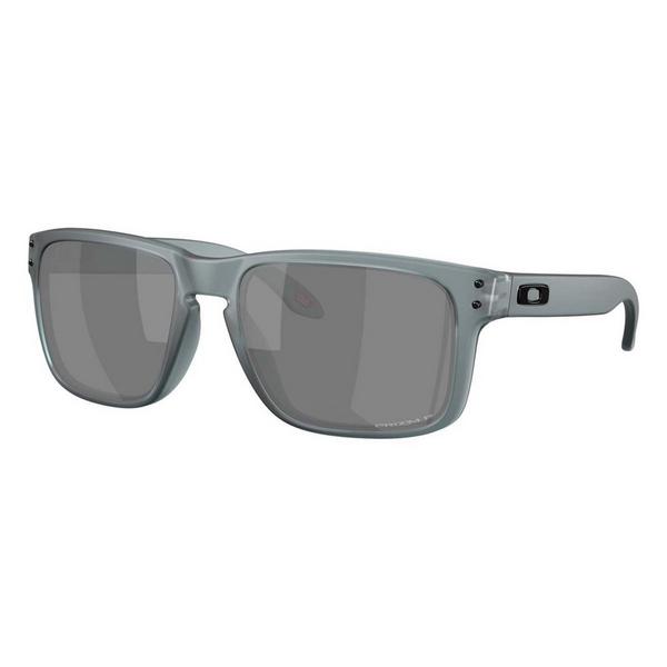 Men's Oakley Holbrook Prizm Polarized Sunglasses Matte Crystal Black/Prizm Black Polarized