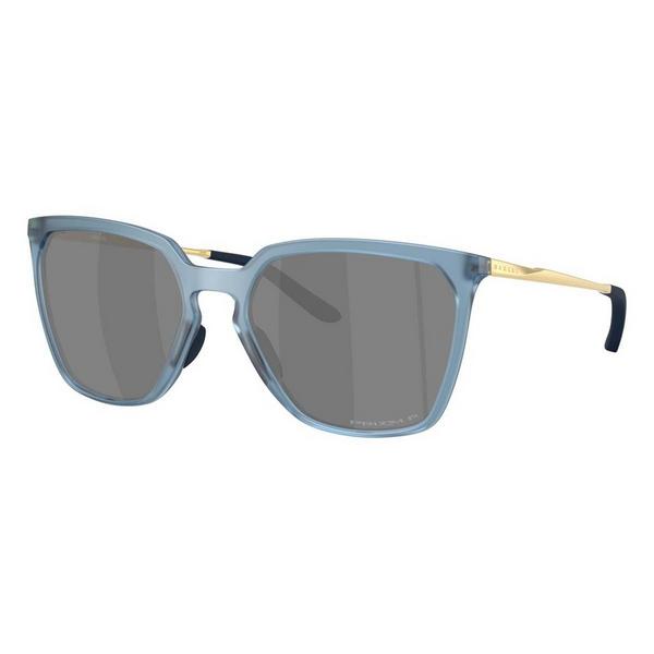 Men's Oakley Sielo SQ Prizm Polarized Sunglasses Matte Trans Abyss/Prizm Black Polar