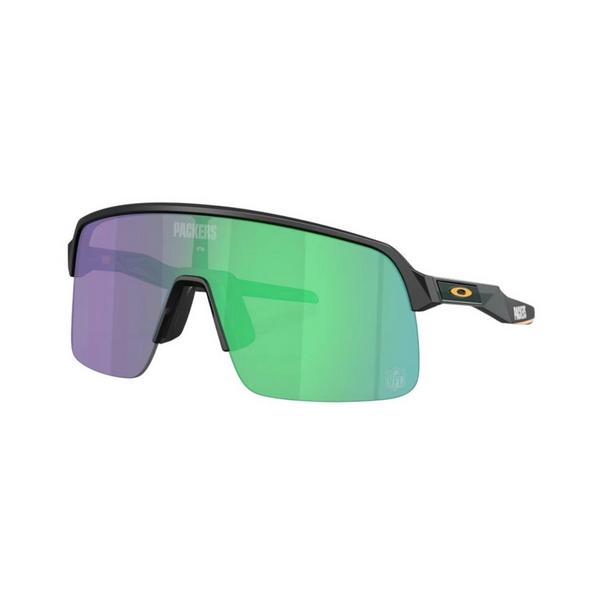 Men's Oakley Bay Packers Sutro Lite Prizm Sunglasses Matte Black/Prizm Jade