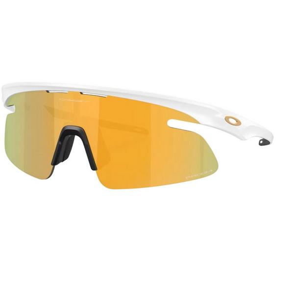 Men's Oakley RSLV Lite Prizm Sunglasses Matte White/Prizm 24k