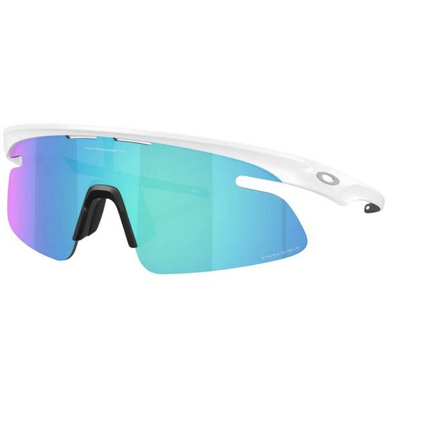 Men's Oakley RSLV Lite Prizm Sunglasses Matte White/Prizm Sapphire