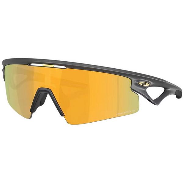 Men's Oakley Sphaera Strike Prizm Polarized Sunglasses Matte Carbon/Prizm 24K Polarized