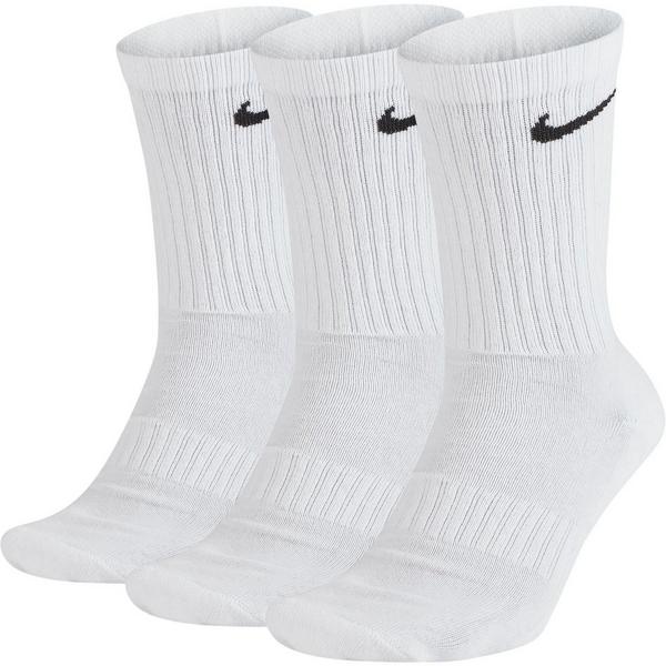 Nike Everyday Cushioned Crew Socks XLarge White/Black 3 Pack