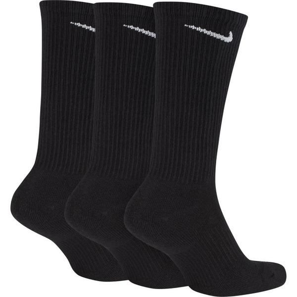 Nike Everyday Plus Cushioned Training Crew Socks Medium Black/White 3 Pack