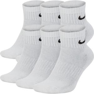 Adult Nike Everyday Cushioned Training 6 Pack Ankle Socks