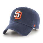 47 Brand San Diego Padres Cooperstown Clean Up Adjustable Hat - Thumbnail 1 of 2