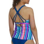 Women's Next Hamptons Stripe Lunge Sport Swim Tankini - Thumbnail 3 of 3