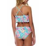 Girls' Beach Lingo Kozmic Blues Ruffle Swim Bikini Set - Thumbnail 3 of 3
