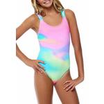 Girls' Beach Lingo Solar Flair Strappy One Piece Swimsuit - Thumbnail 2 of 4