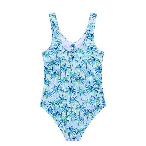 Girls' Beach Lingo Palm Paradise One Piece Swimsuit - Primary Image