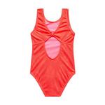 Girls' Beach Lingo Jacquard Hibiscus One Piece Swimsuit - Thumbnail 2 of 2