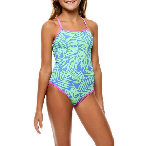 Girls' Beach Lingo Palm Beach One Piece Swimsuit - Primary Image