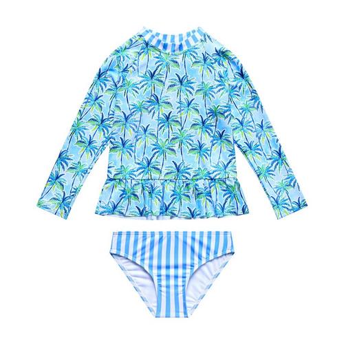 Girls' Beach Lingo Palm Paradise Swim Tankini Set - Primary Image