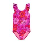 Girls' Beach Lingo Sweet & Spicy Ruffle Strap One Piece Swimsuit - Thumbnail 1 of 2