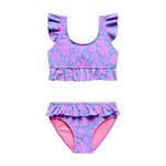 Girls' Beach Lingo Flower Power Ruffle Swim Bikini Set - Thumbnail 1 of 2