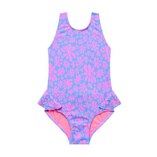 Girls' Beach Lingo Flower Power One Piece Swimsuit - Primary Image