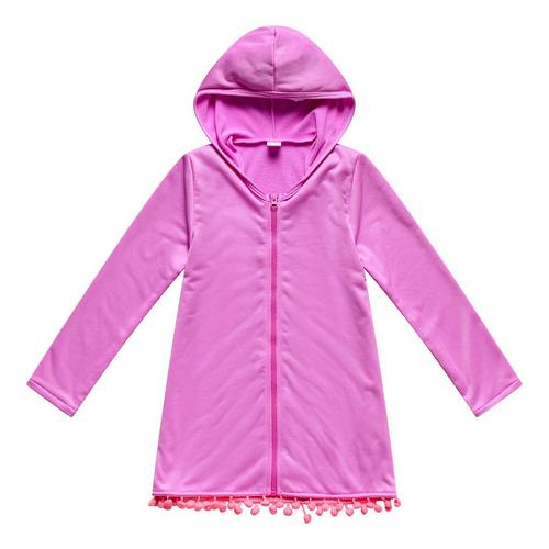 Toddler Girls' Beach Lingo Cover Me In Sunshshine Hoodie Swim Cover Up - Primary Image