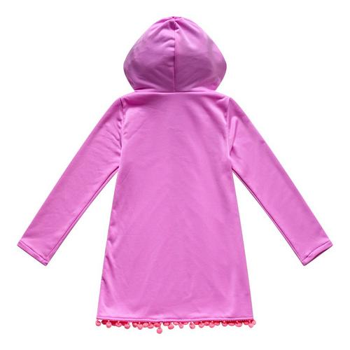 Toddler Girls' Beach Lingo Cover Me In Sunshshine Hoodie Swim Cover Up - Primary Image