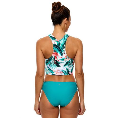 Women's Next Static High Neck Swim Bikini Top - Primary Image