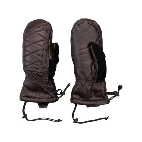 Women's Obermeyer Leather Down Mittens - Primary Image