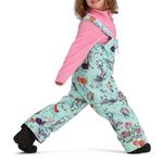 Toddler Girls' Obermeyer Snoverall Print 24 Snow Bibs - Thumbnail 4 of 4
