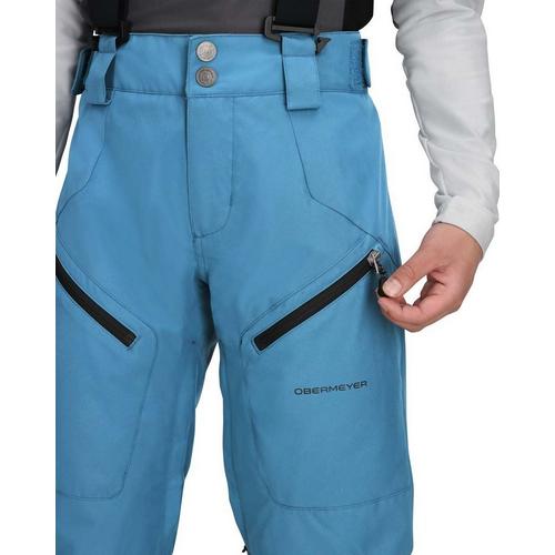 Boys' Obermeyer Enforcer Suspender Snow Bibs - Primary Image