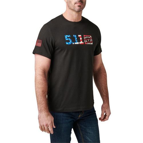 Men's 5.11 USA Flag Fill T-Shirt - Primary Image