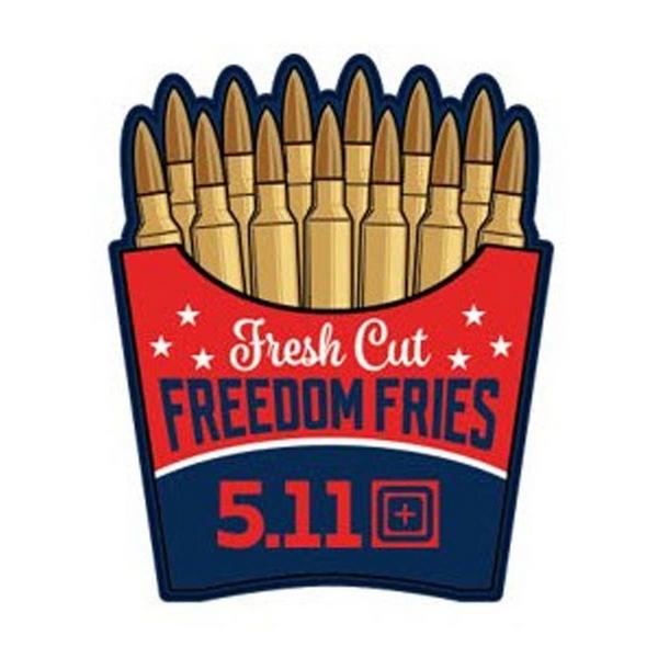 5.11 Freedom Fries Patch Red