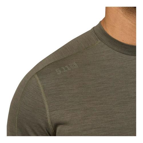 Men's 5.11 Sulli UV Merino Crew Long Sleeve Cowl Neck T-Shirt - Primary Image