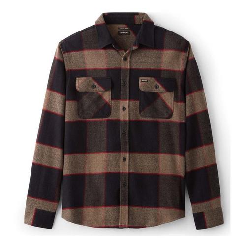 Men's Brixton Bowery Long Sleeve Flannel - Primary Image