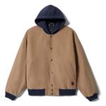 Men's Brixton Canvas Jacket Hooded Bomber Jacket - Thumbnail 1 of 5