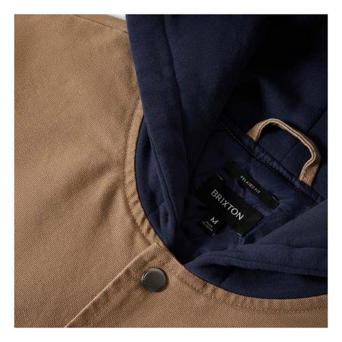 Men's Brixton Canvas Jacket Hooded Bomber Jacket - Primary Image