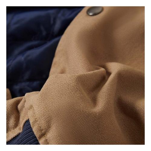 Men's Brixton Canvas Jacket Hooded Bomber Jacket - Primary Image