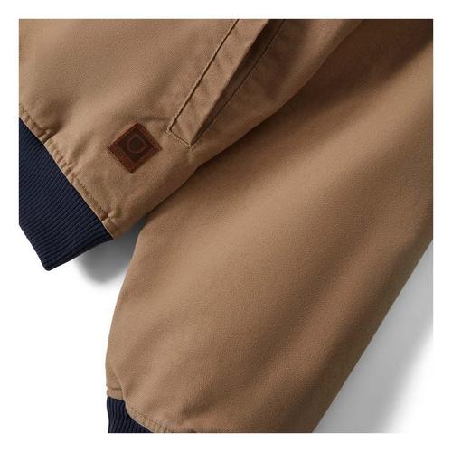 Men's Brixton Canvas Jacket Hooded Bomber Jacket - Primary Image