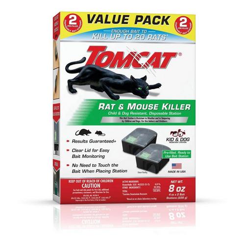 Tomcat Bait Station Blocks For Mice and Rats 2 pk - Primary Image