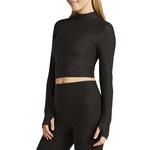 Women's Beyond Yoga Moving On Long Sleeve Mock Neck Crop Top - Thumbnail 2 of 3