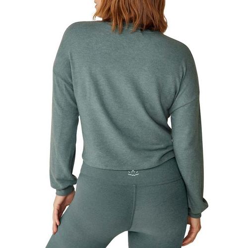 Women's Beyond Yoga Turn Inward Front Twist Cropped Long Sleeve Crop Top - Primary Image